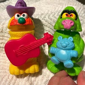 2 Muppet Workshop McDonald's Jim Henson 1994 happy meal WHAT NOT #4 + MONSTER #3